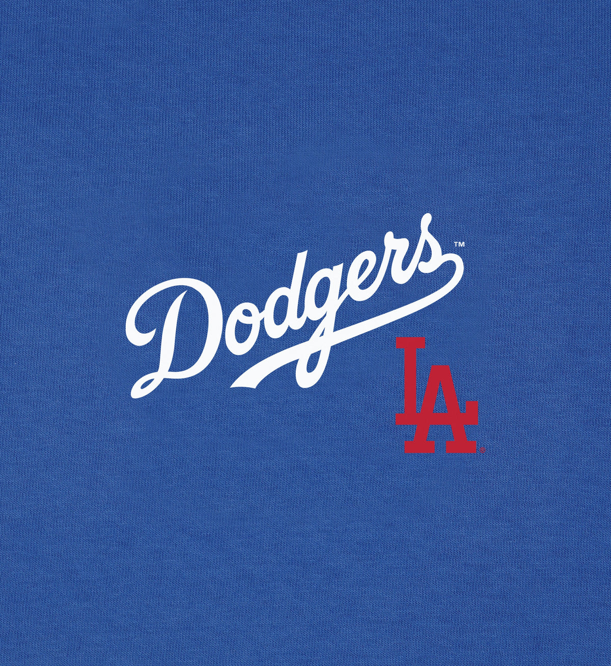 Dodgers Serif Disco Short - Team Blue/White
