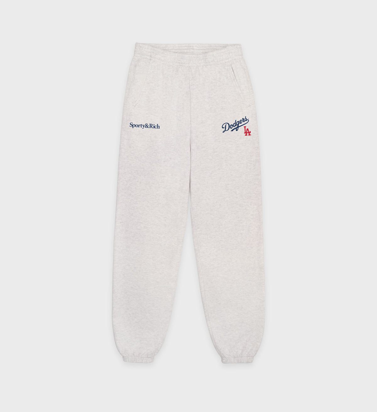 Dodgers Serif Sweatpant - Heather Gray/Navy