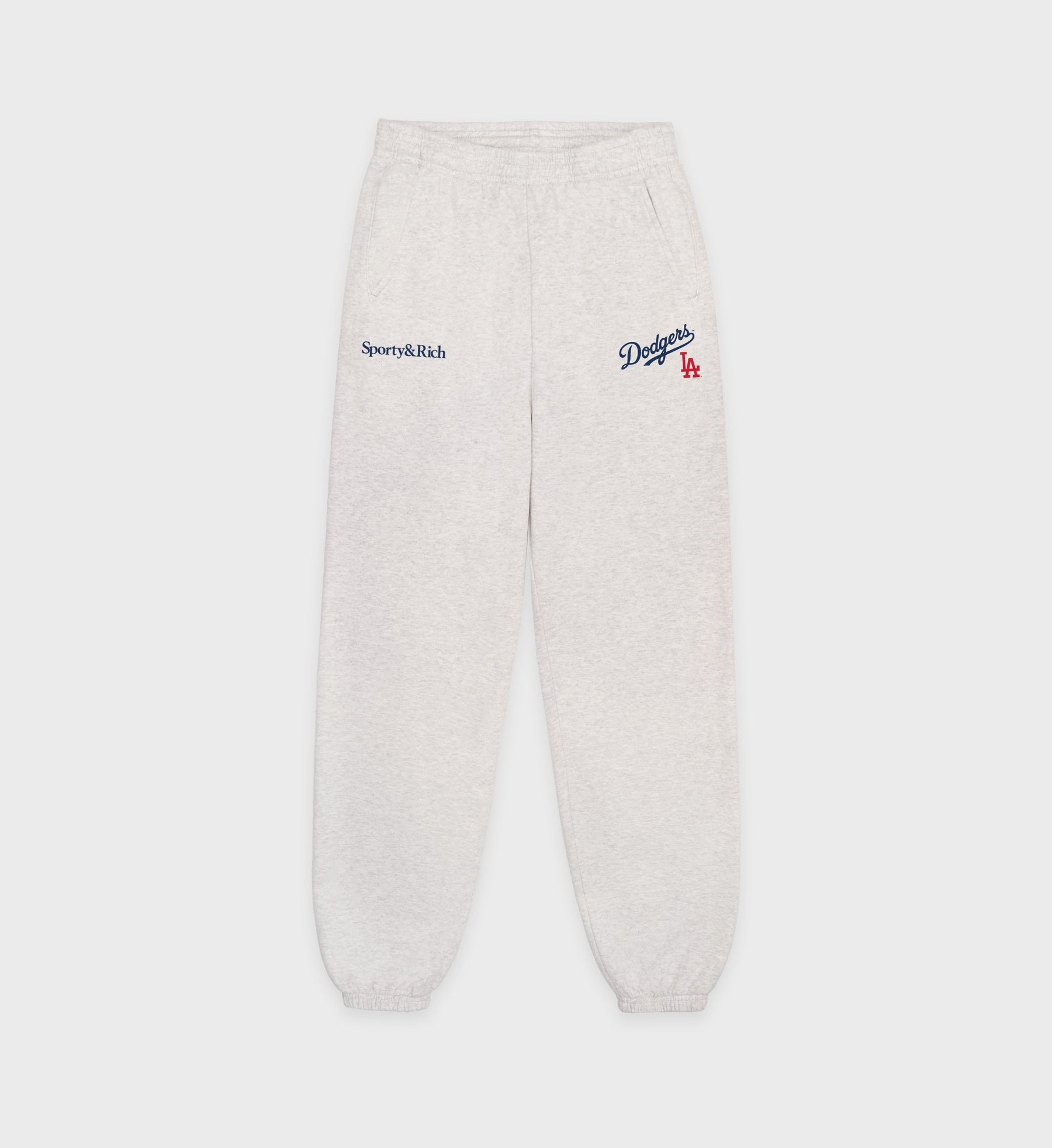 Dodgers Serif Sweatpant - Heather Gray/Navy
