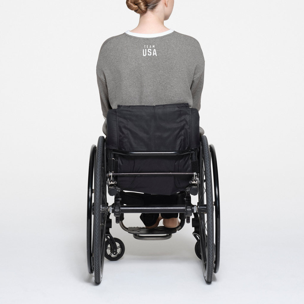 SKIMS FOR TEAM USA COTTON RIB PARALYMPIC T-SHIRT MINI DRESS | HEATHER GREY