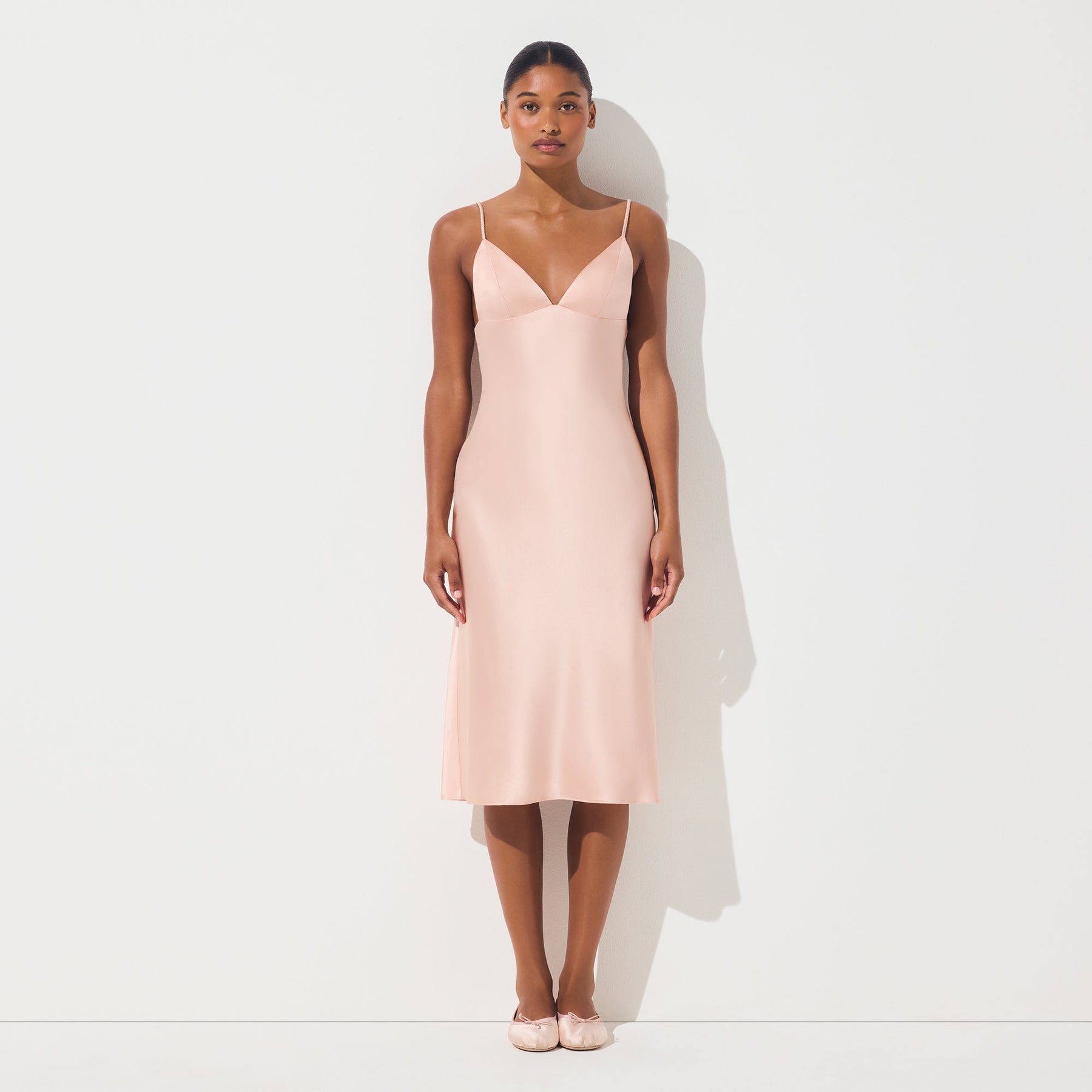 SILK MIDI DRESS | VILLA