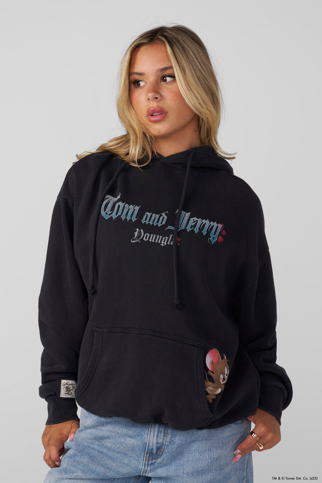 W528 Tom & Jerry Oversized Hoodie