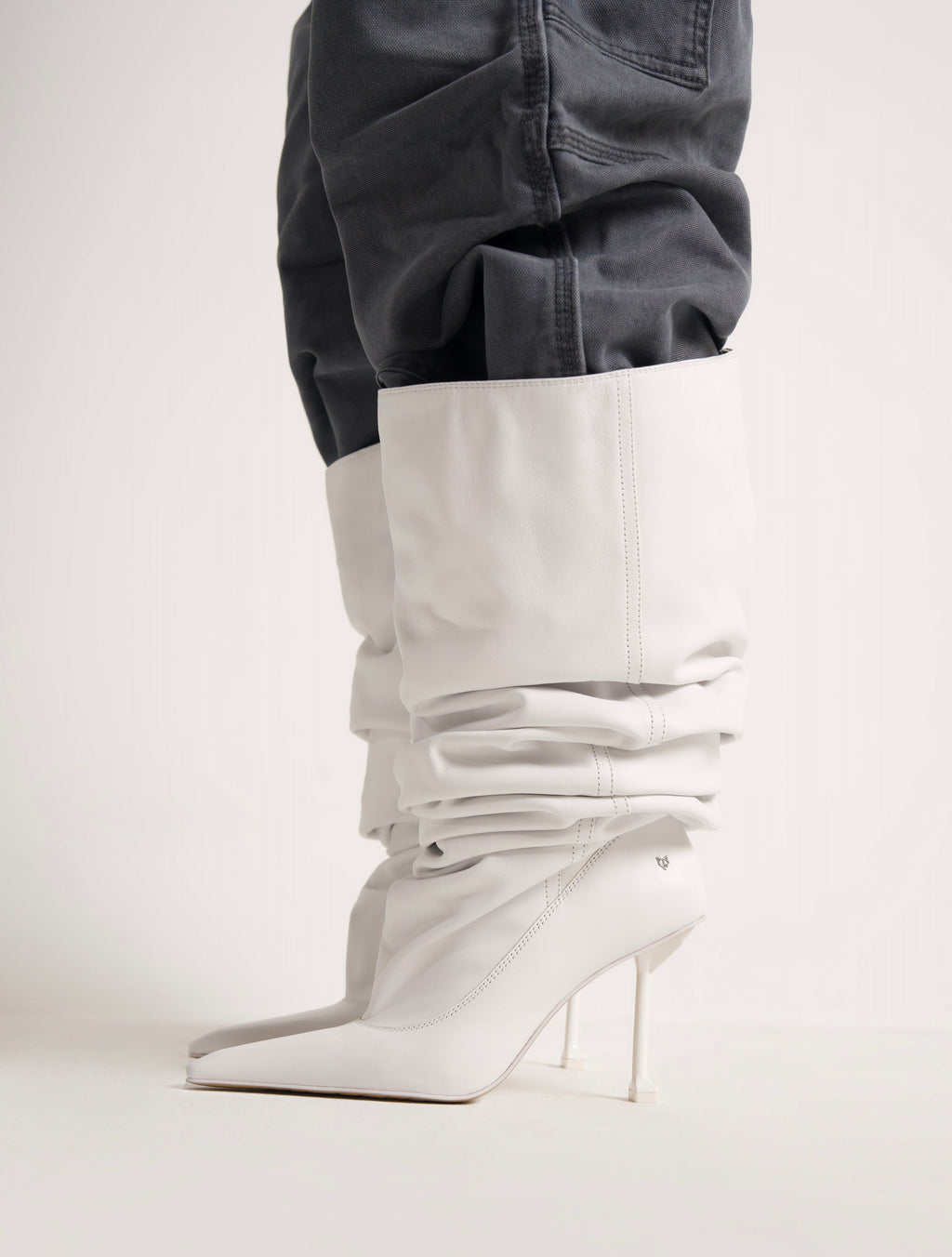 Vern White Nappa Cow Leather