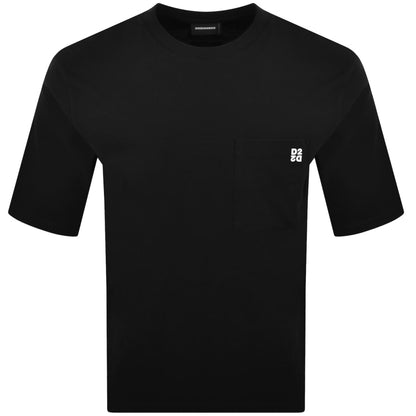 DSQUARED2 2 Pack T Shirts Black