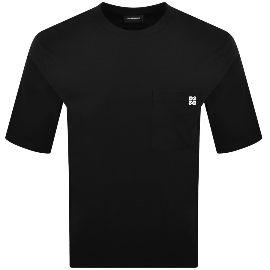 DSQUARED2 2 Pack T Shirts Black