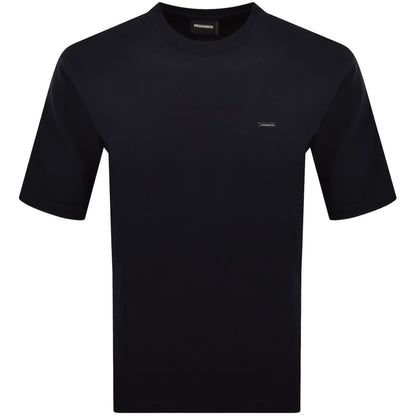 DSQUARED2 Cool Fit Plaque T Shirt Navy