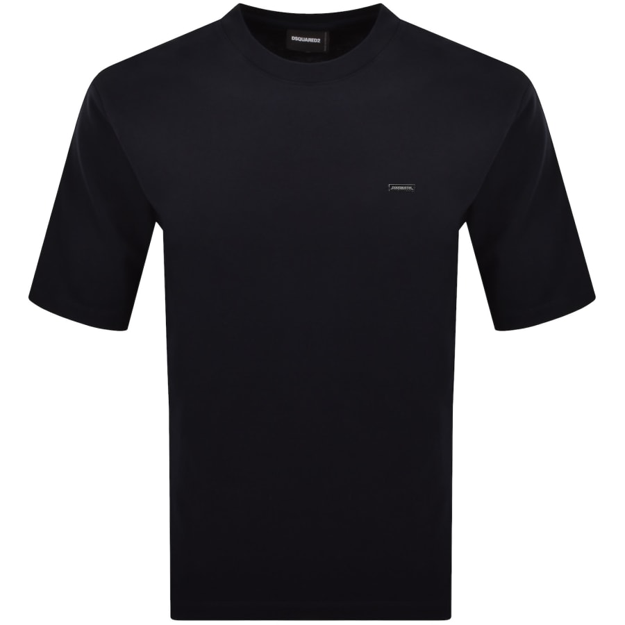 DSQUARED2 Cool Fit Plaque T Shirt Navy