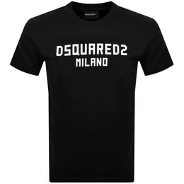 DSQUARED2 Logo Cool Fit T Shirt Black