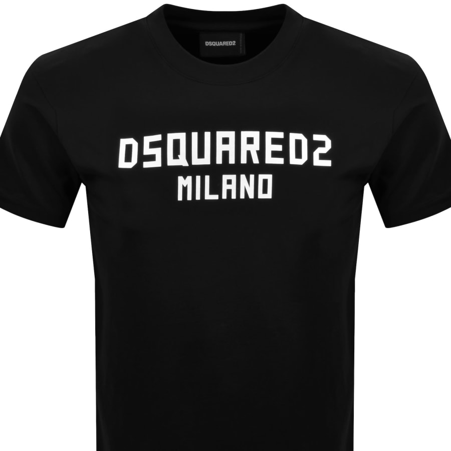 DSQUARED2 Logo Cool Fit T Shirt Black