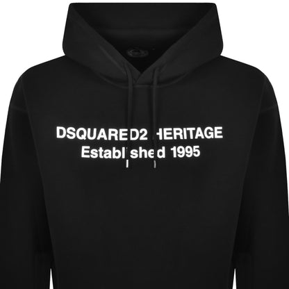 DSQUARED2 Logo Hoodie Black