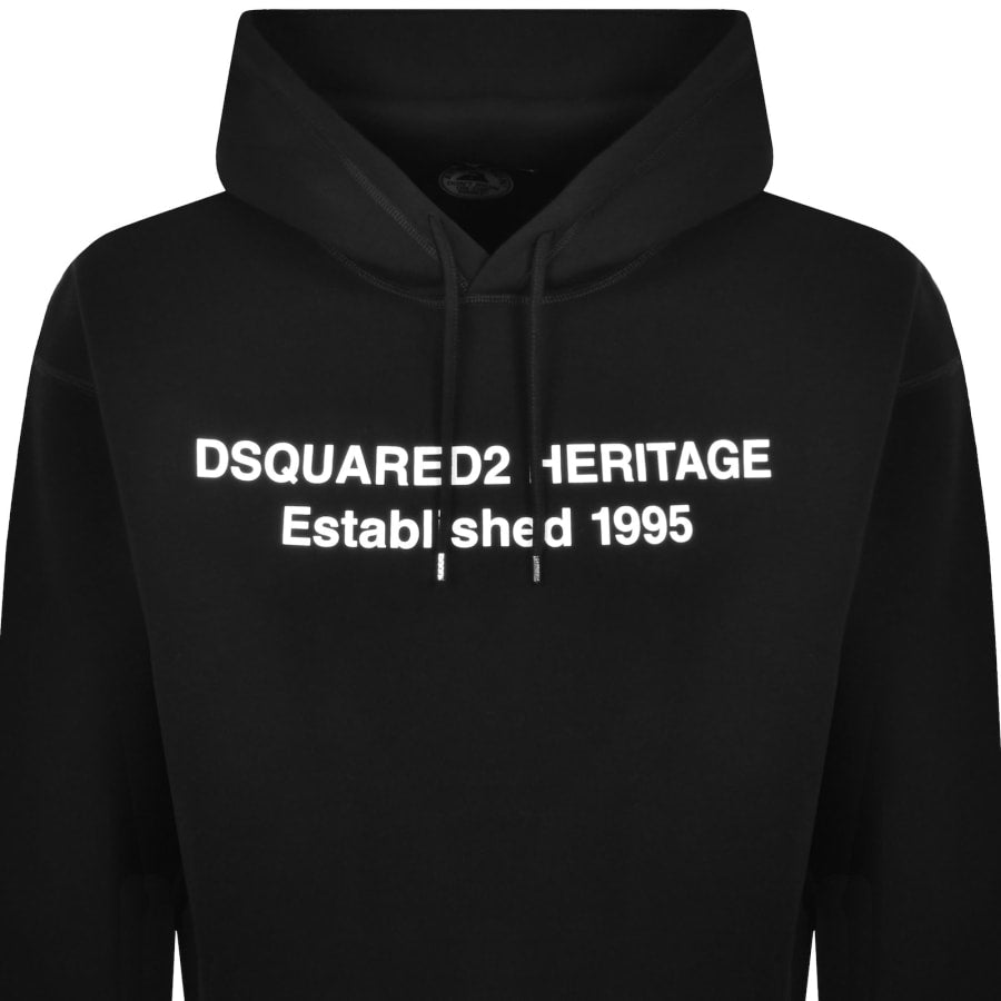 DSQUARED2 Logo Hoodie Black
