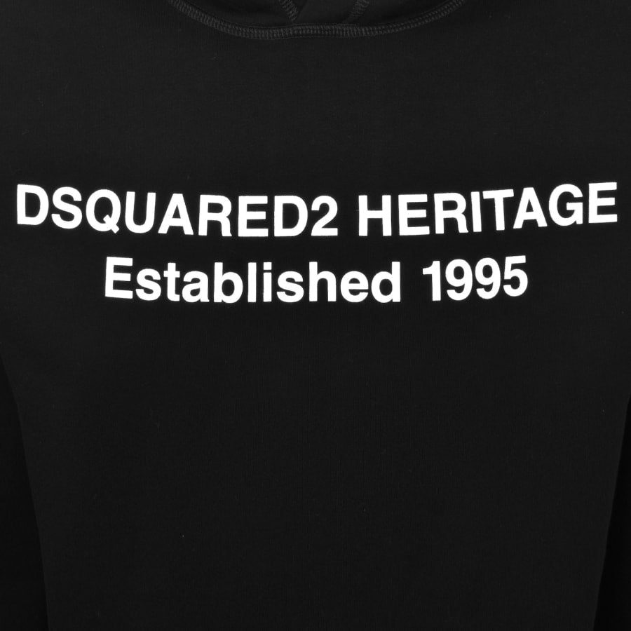 DSQUARED2 Logo Hoodie Black