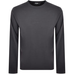 DSQUARED2 Logo Long Sleeve T Shirt Grey