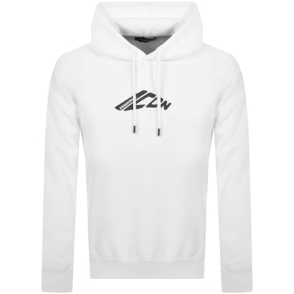 DSQUARED2 Logo Pullover Hoodie White