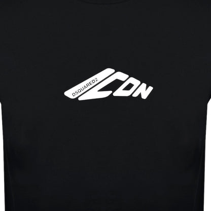 DSQUARED2 Logo T Shirt Black