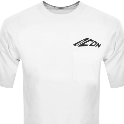 DSQUARED2 Logo T Shirt White