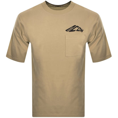 DSQUARED2 Loose Fit Pocket T Shirt Brown