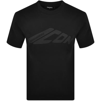 DSQUARED2 Loose Fit T Shirt Black