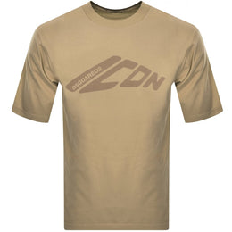 DSQUARED2 Loose Fit T Shirt Brown