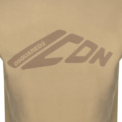DSQUARED2 Loose Fit T Shirt Brown