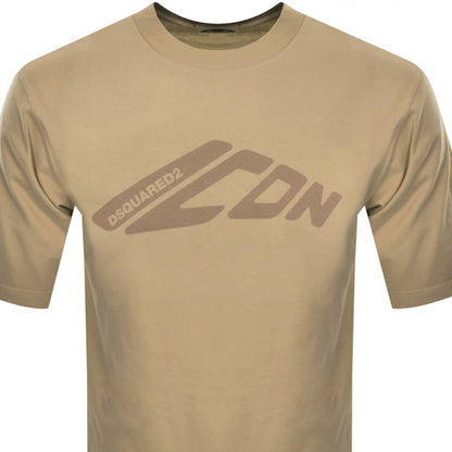 DSQUARED2 Loose Fit T Shirt Brown