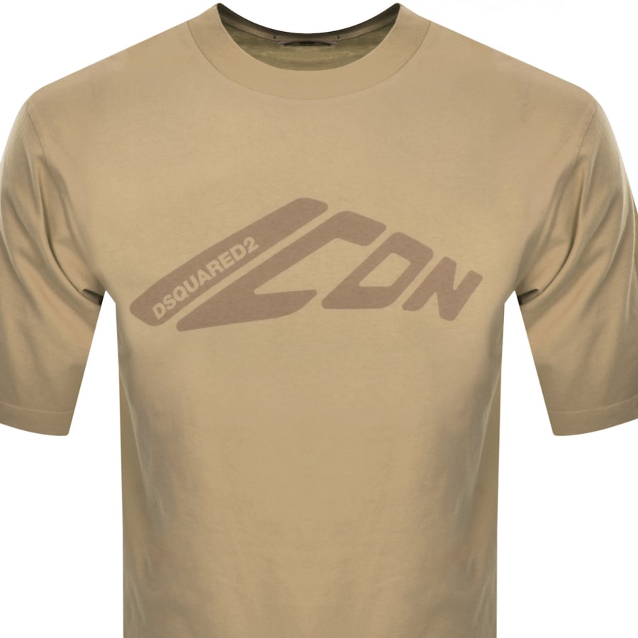 DSQUARED2 Loose Fit T Shirt Brown