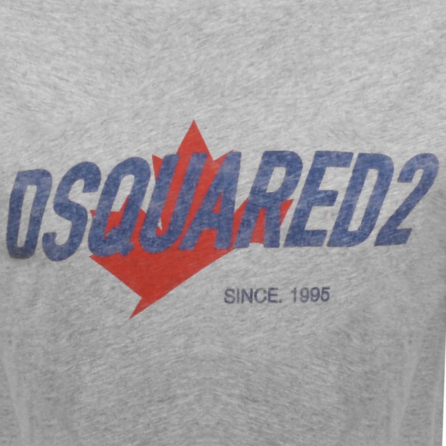 DSQUARED2 Loose Fit T Shirt Grey