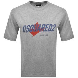 DSQUARED2 Loose Fit T Shirt Grey
