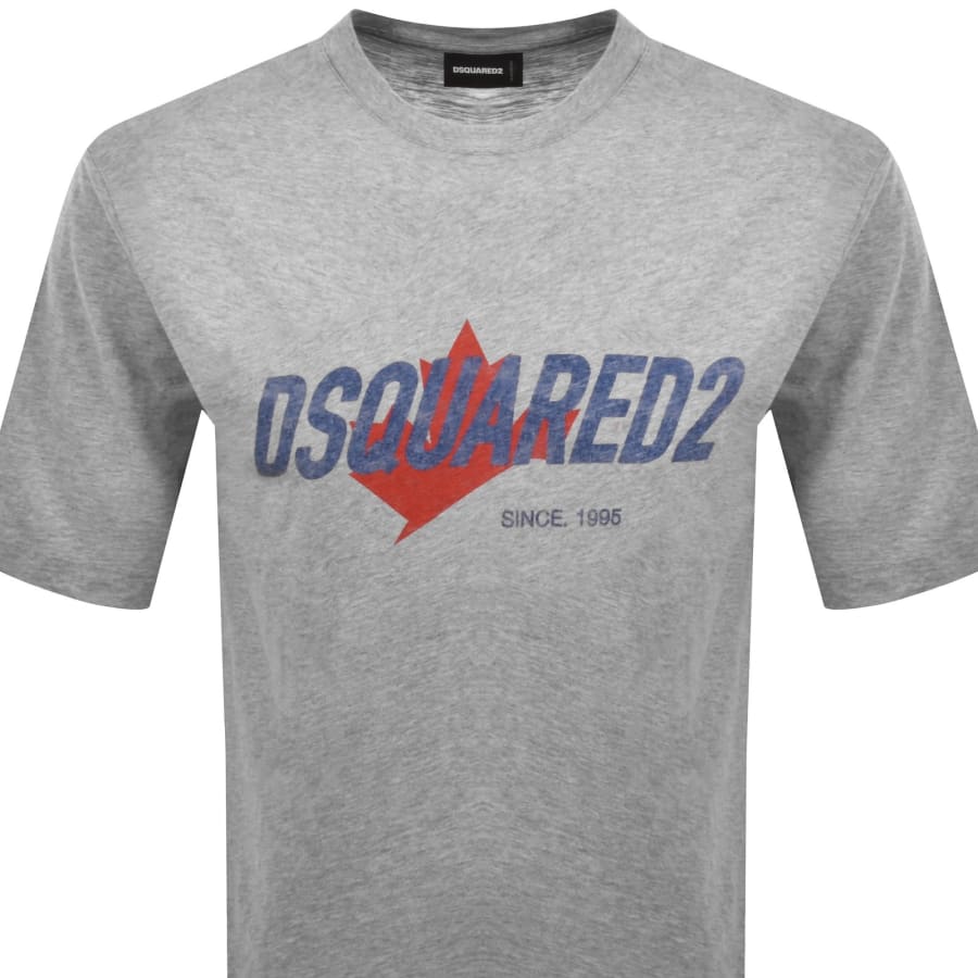 DSQUARED2 Loose Fit T Shirt Grey