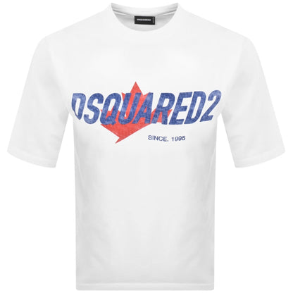 DSQUARED2 Loose Fit T Shirt White