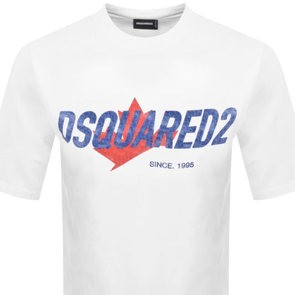 DSQUARED2 Loose Fit T Shirt White