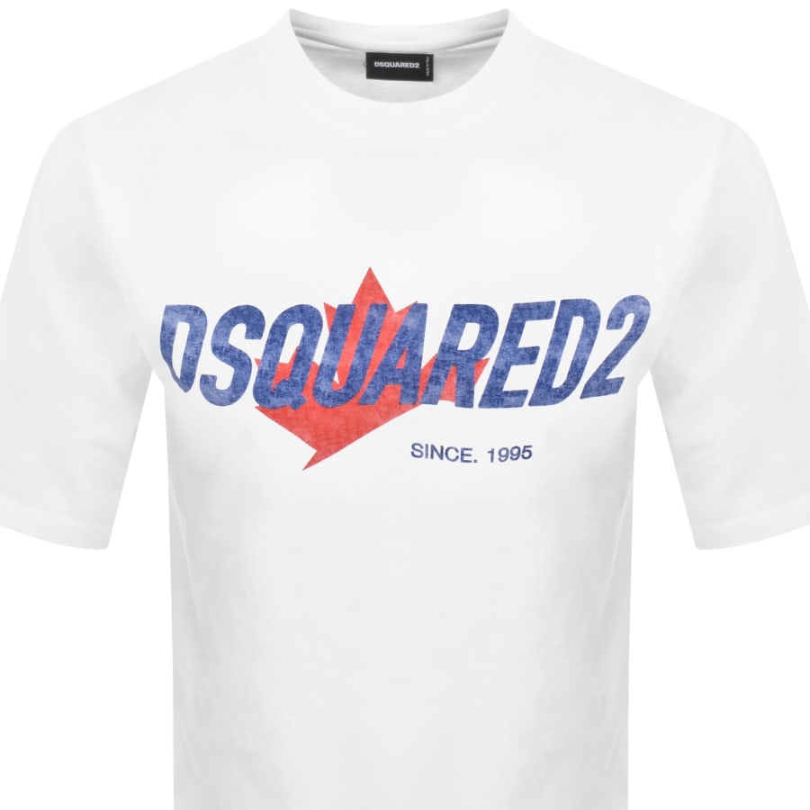 DSQUARED2 Loose Fit T Shirt White