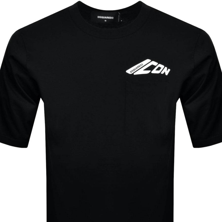 DSQUARED2 Pocket T Shirt Black