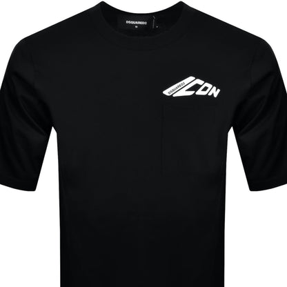 DSQUARED2 Pocket T Shirt Black