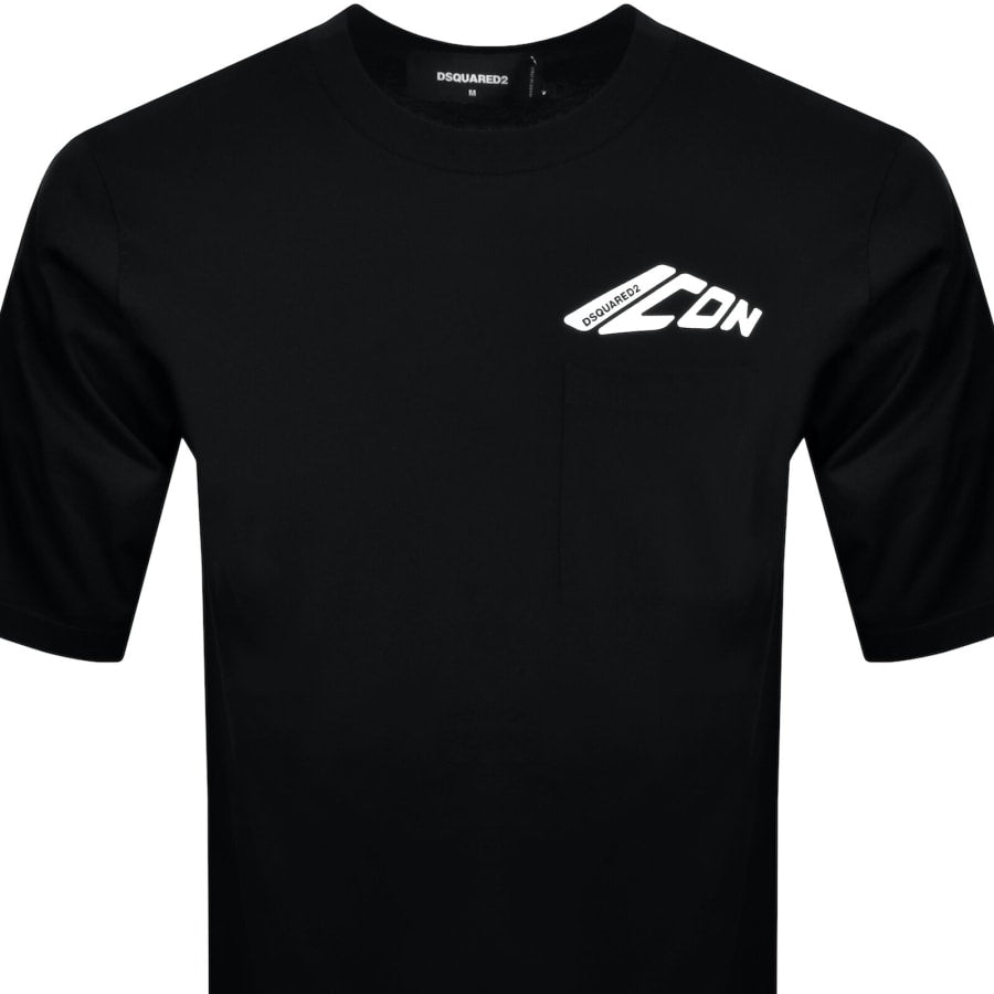DSQUARED2 Pocket T Shirt Black
