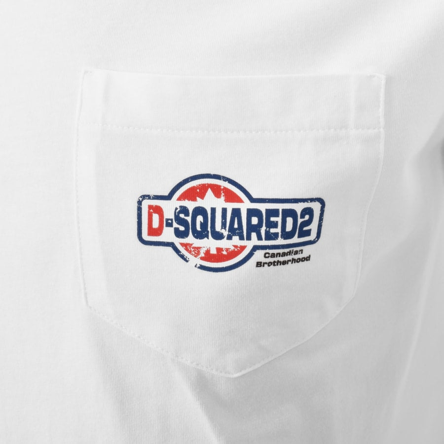 DSQUARED2 Pocket T Shirt White