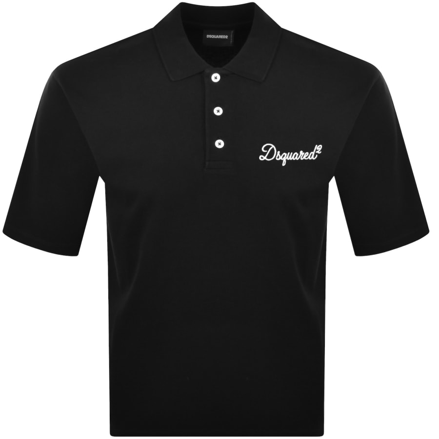 DSQUARED2 Polo T Shirt Black