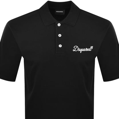 DSQUARED2 Polo T Shirt Black