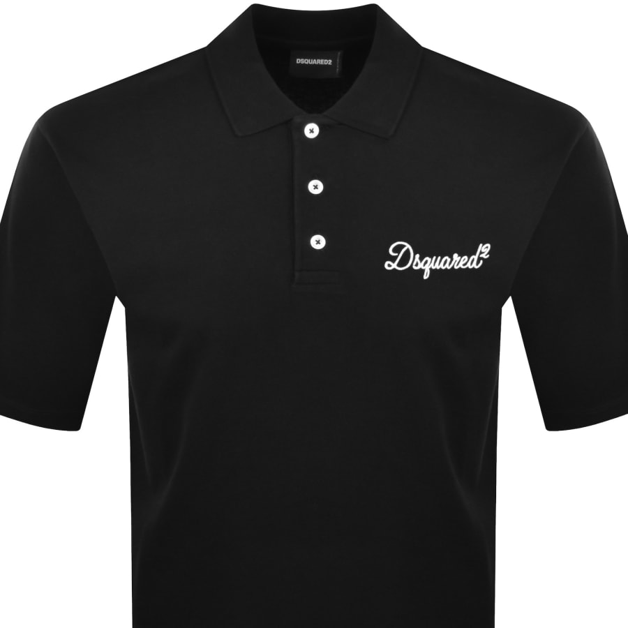 DSQUARED2 Polo T Shirt Black