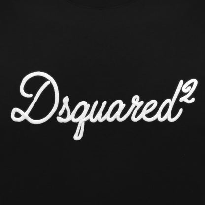 DSQUARED2 Signature Loose Fit T Shirt Black