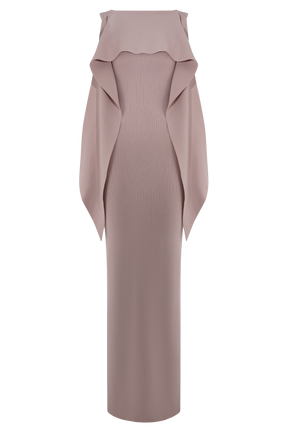 Darby Knit Scarf Maxi Dress - Pale Pink