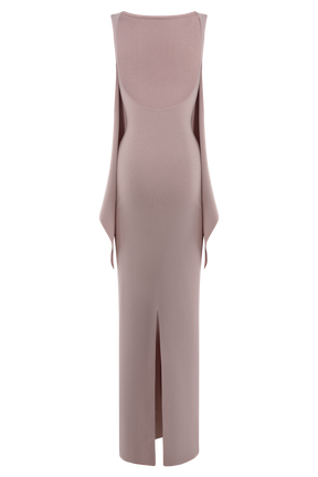 Darby Knit Scarf Maxi Dress - Pale Pink
