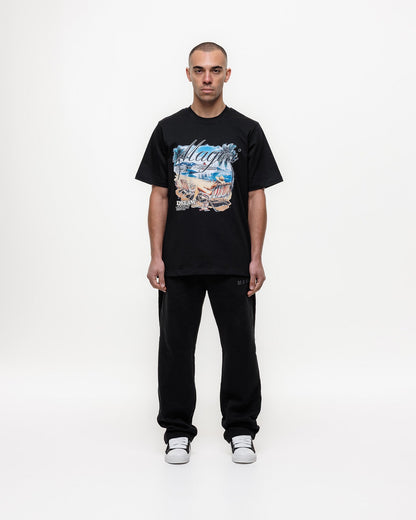 Magiri Dream Beach Printed T-Shirt in Black