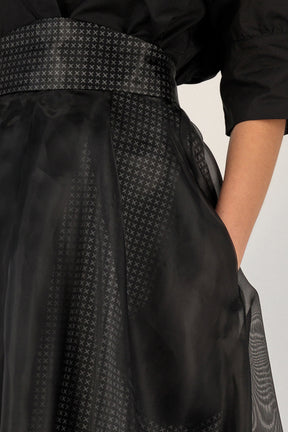 ORGANZA BALLOON SKIRT