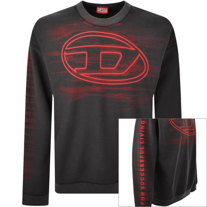 Diesel S Boxt T1 Sweatshirt Grey