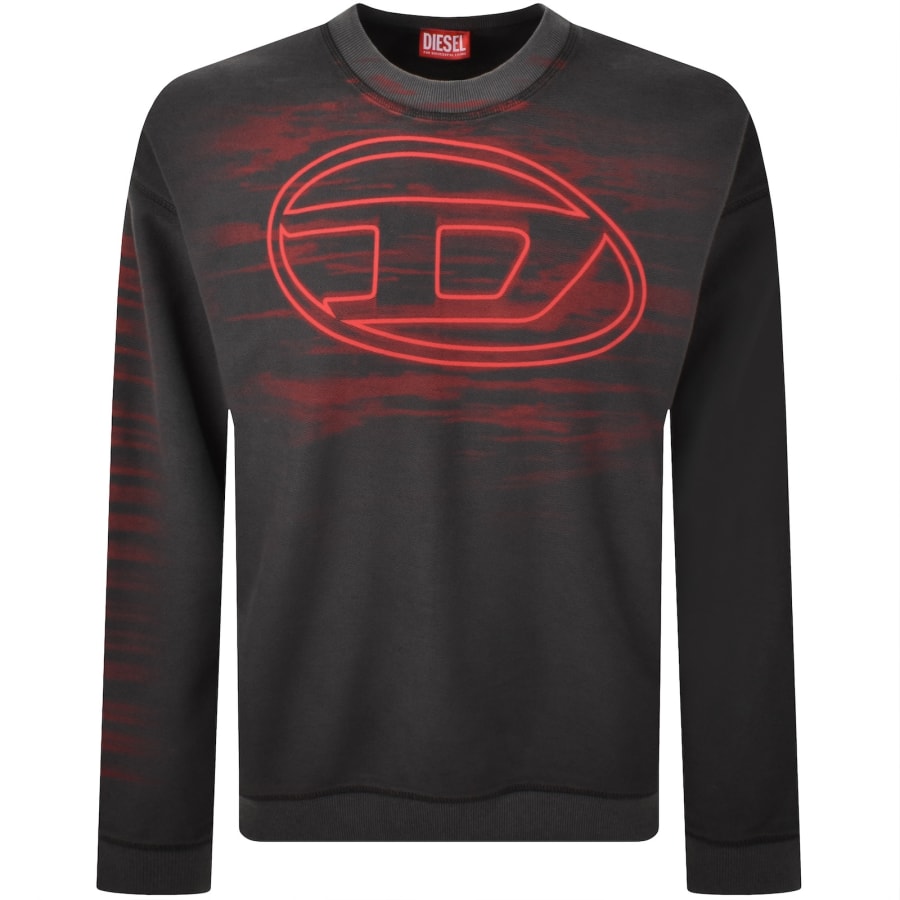 Diesel S Boxt T1 Sweatshirt Grey