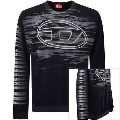 Diesel S Boxt T1 Sweatshirt Navy