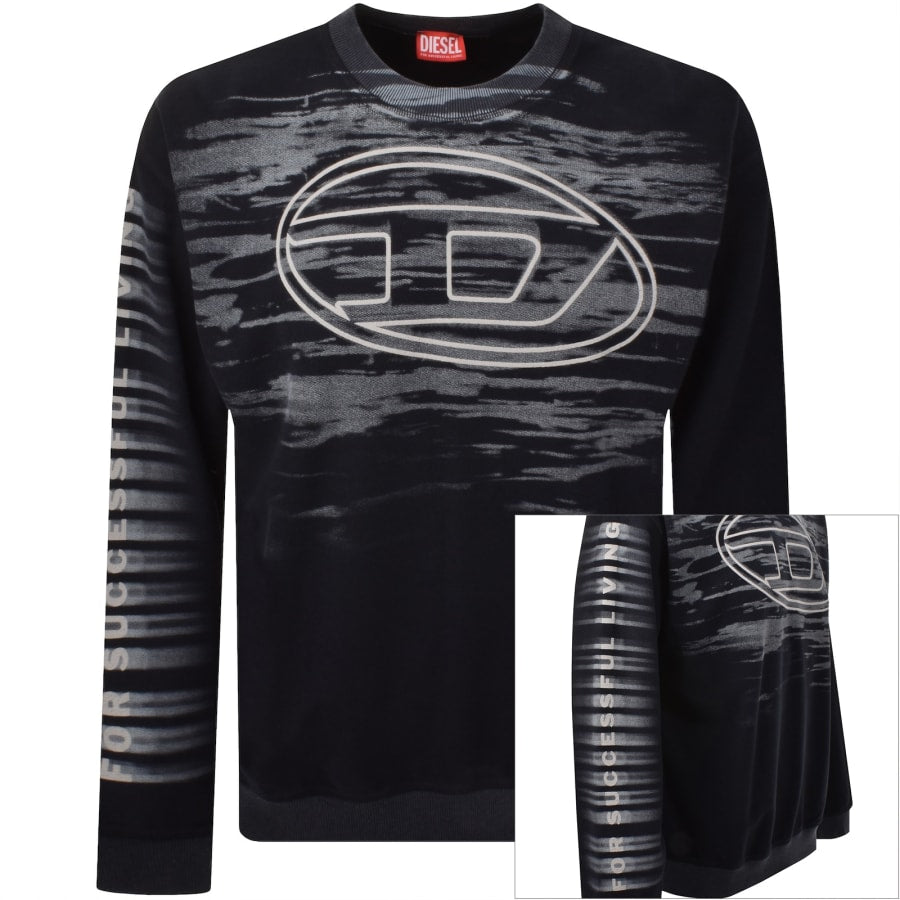 Diesel S Boxt T1 Sweatshirt Navy