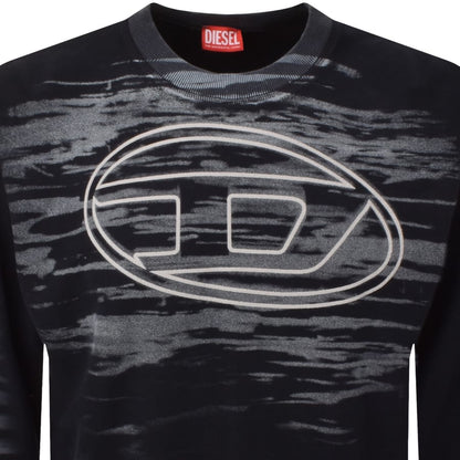 Diesel S Boxt T1 Sweatshirt Navy