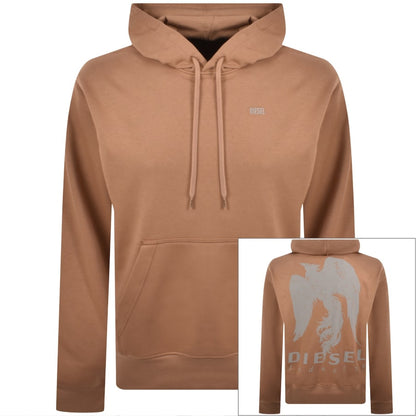 Diesel S Macs Hoodie Brown